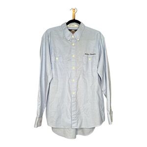 Harley-Davidson Light Blue Casual Button Down Shirt